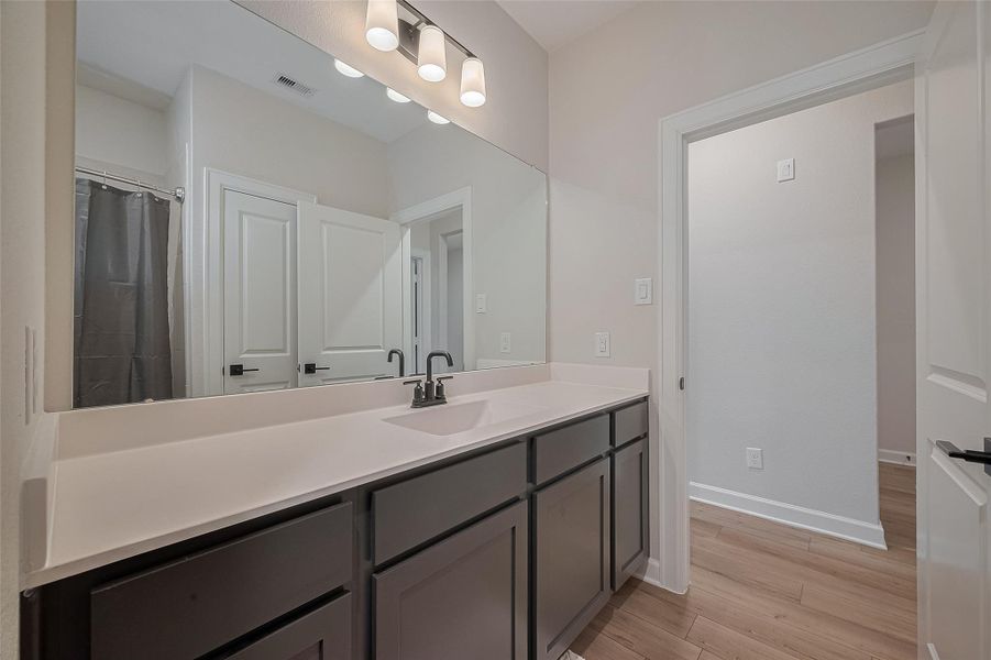 Furnished interior view inside a new home in , Santa Fe (Image 16). Furnished interior view inside a new home in , Santa Fe (Image 16).
