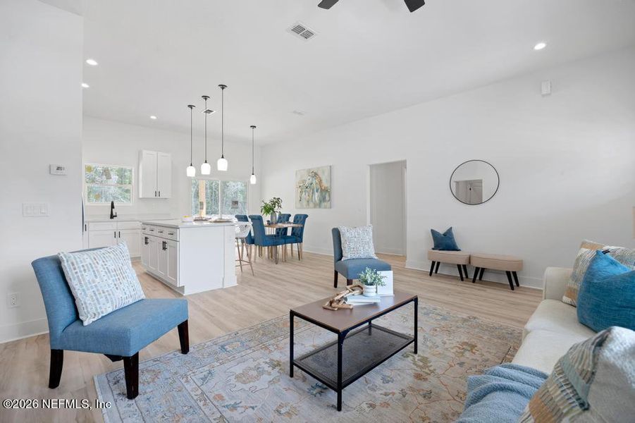 Furnished interior view inside a new home in , Keystone Heights (Image 30).