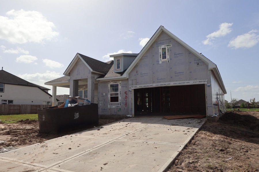 In-progress construction of a new home in Brookewater - Ascent Collection, Rosenberg, TX (Image 5). In-progress construction of a new home in Brookewater - Ascent Collection, Rosenberg, TX (Image 5).