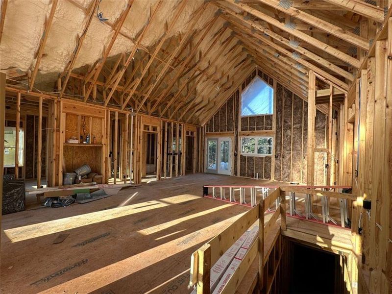 In-progress construction of a new home in , Talking Rock, GA (Image 20).