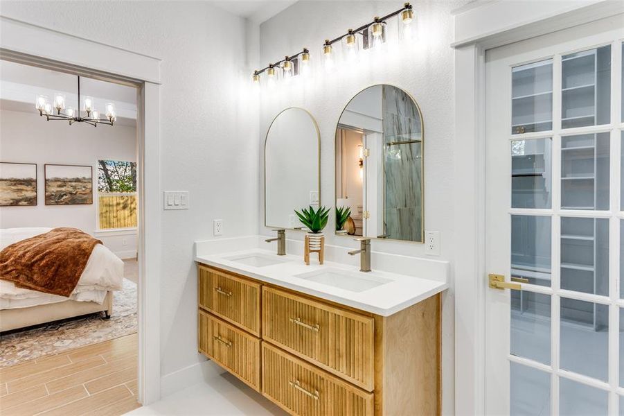 Furnished interior view inside a new home in , Fort Worth (Image 11).