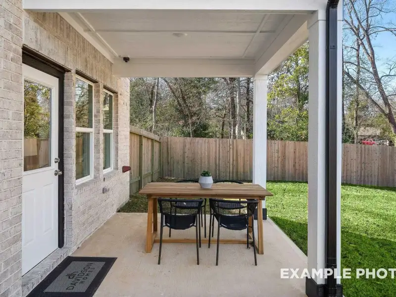 Exterior details and patio area of a home in Liberty Estates, Cleveland (Image 2).