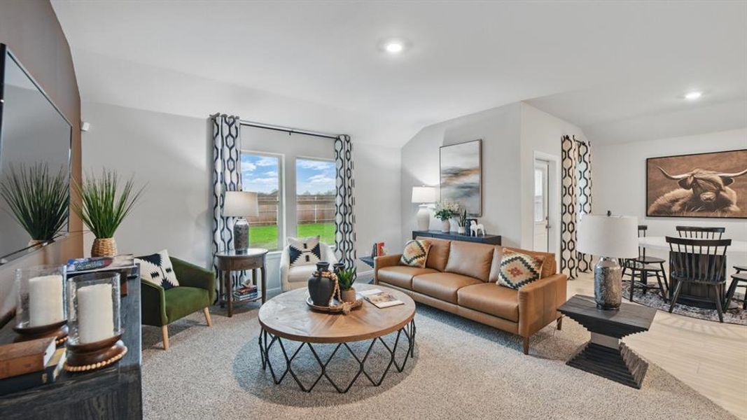 Furnished interior view inside a new home in Hickory Grove, Krum (Image 13).