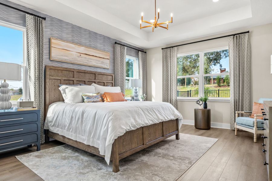 Representative furnished interior of a home built from the Paxton by Hartizen Homes in Eden Crest, Apopka (Image 19).