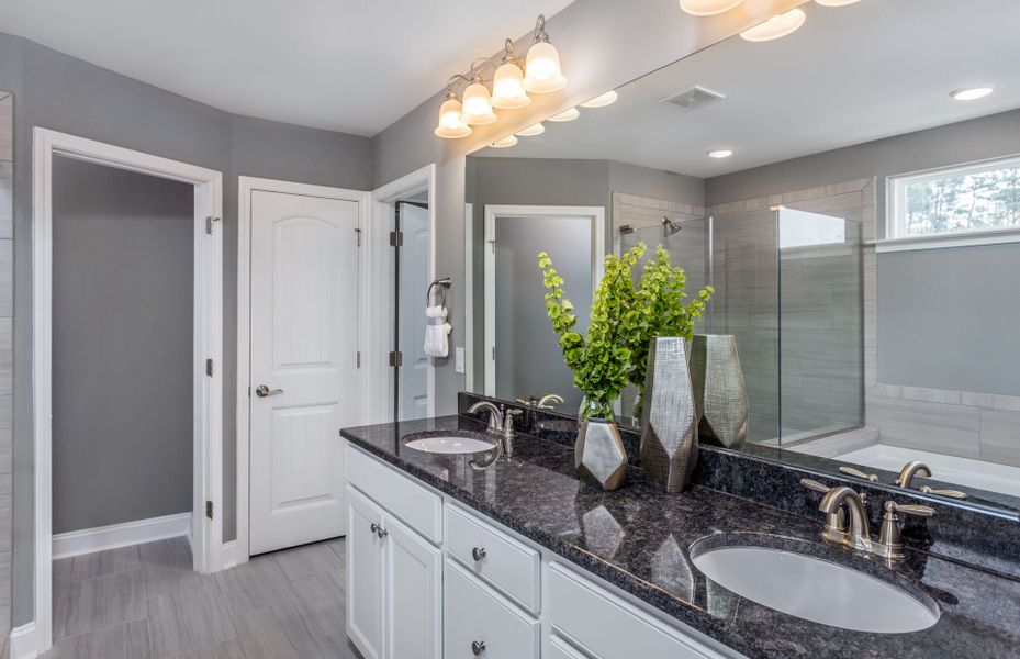 Furnished interior view inside a new home in Cannon Run, Concord (Image 13).
