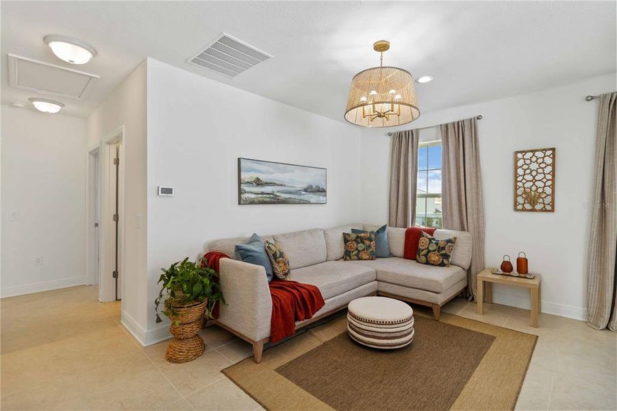 Furnished interior view inside a new home in , Sarasota (Image 16).