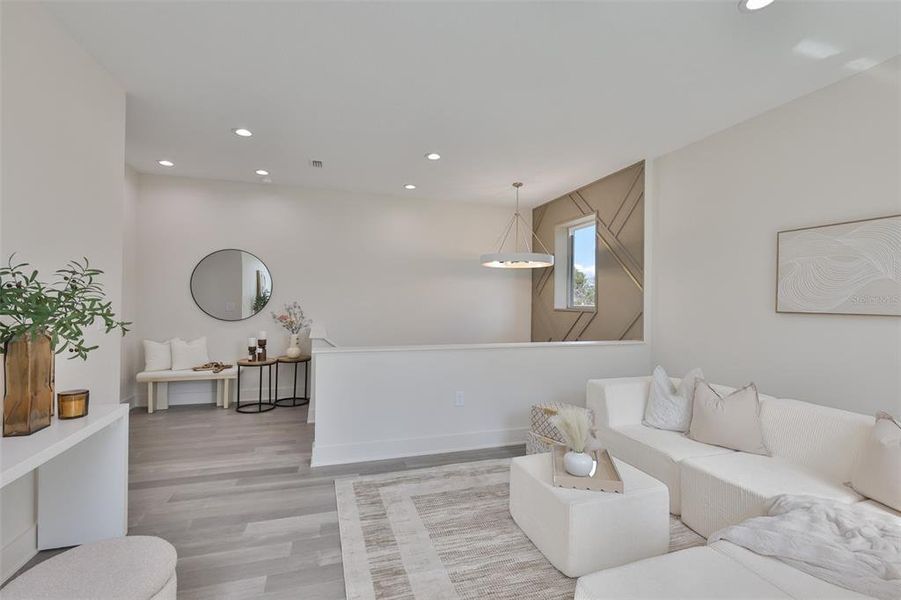 Furnished interior view inside a new home in , Tampa (Image 7).