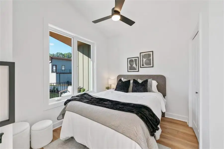 Furnished interior view inside a new home in , Union City (Image 12). Furnished interior view inside a new home in , Union City (Image 12).