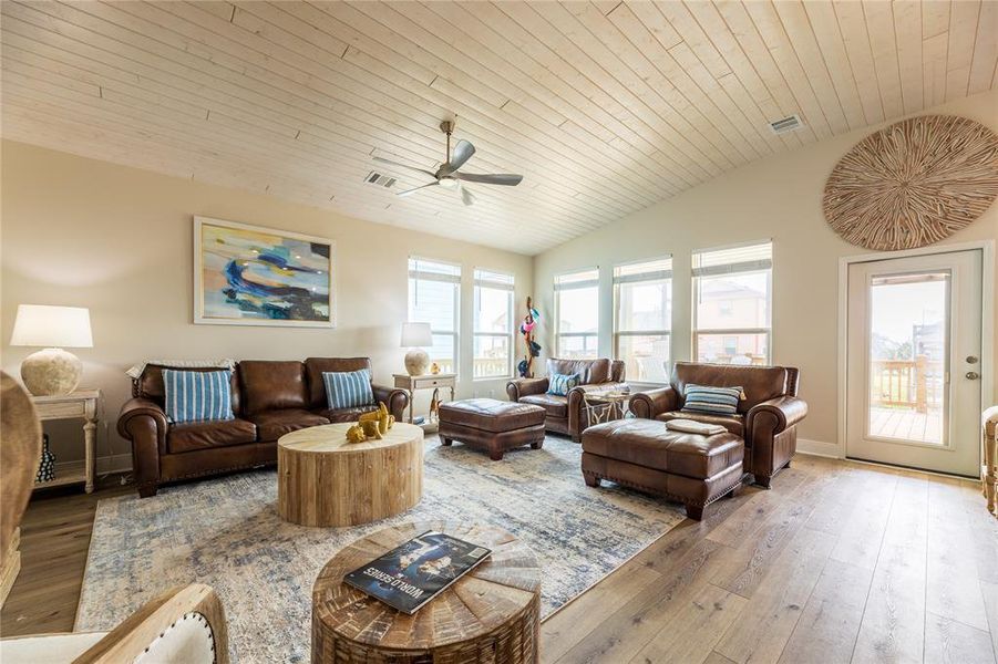 Furnished interior view inside a new home in , Crystal Beach (Image 10).