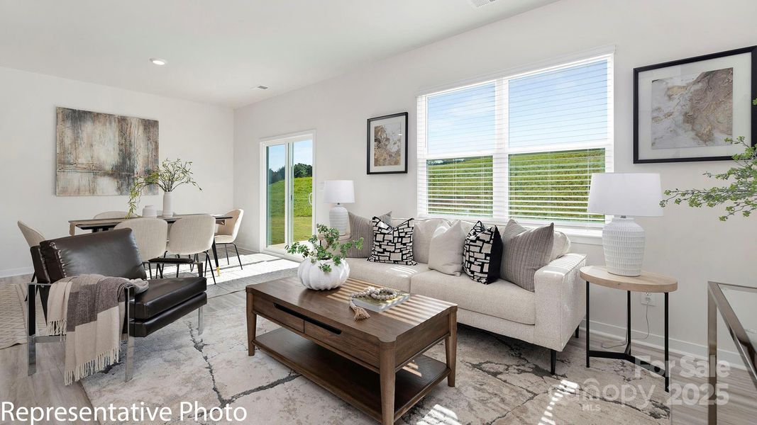 Furnished interior view inside a new home in Stanton, Richburg (Image 10).