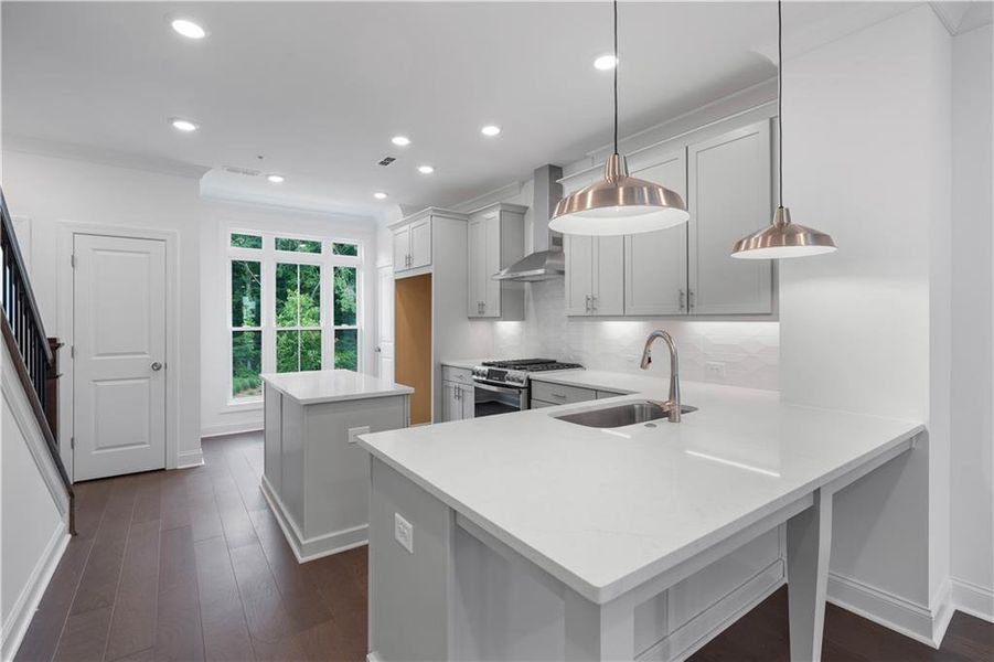 Furnished interior view inside a new home in Ecco Park, Alpharetta (Image 14). Furnished interior view inside a new home in Ecco Park, Alpharetta (Image 14).