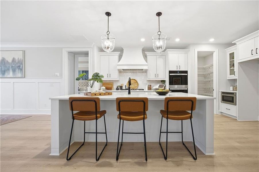 Furnished interior view inside a new home in Yellowstone Farms, Cumming (Image 15).