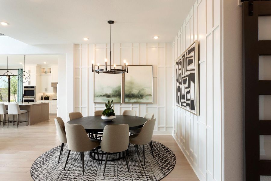 Furnished interior view inside a new home in , Fulshear (Image 16).