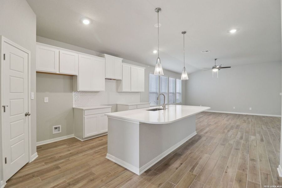 Furnished interior view inside a new home in Kallison Ranch, San Antonio (Image 12).