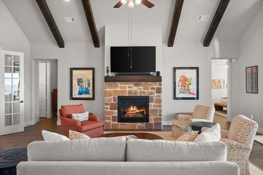 Furnished interior view inside a new home in , Fort Worth (Image 17). Furnished interior view inside a new home in , Fort Worth (Image 17).