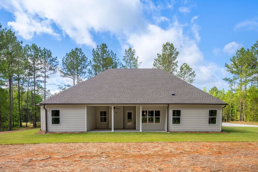 Front exterior of a new home in Flint Farms, Concord, GA, highlighting curb appeal (Image 29).