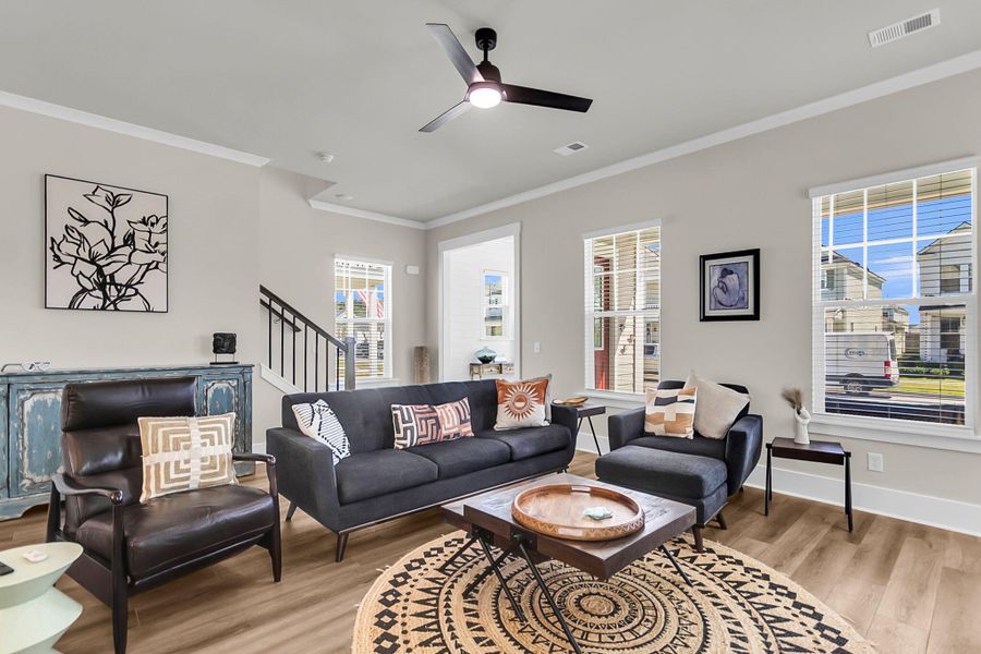 Furnished interior view inside a new home in Midtown at Nexton, Summerville (Image 39).