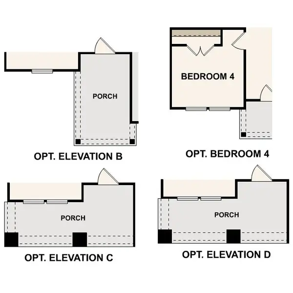 2D floor plan layout of this home in Pennsylvania Avenue, Springtown, TX (Image 3).