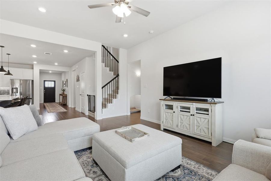 Furnished interior view inside a new home in , Denton (Image 35).