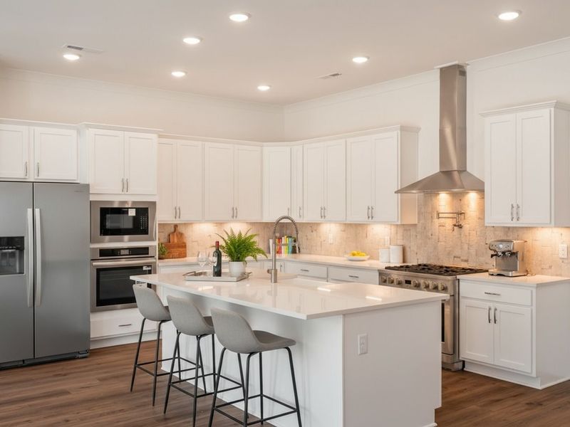 Furnished interior view inside a new home in Shelton Square, Murfreesboro (Image 10).
