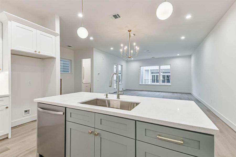 Furnished interior view inside a new home in , Houston (Image 11).