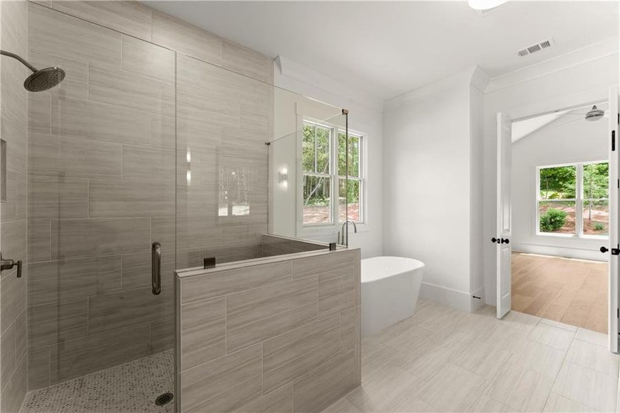 Furnished interior view inside a new home in Woodford, Acworth (Image 7).
