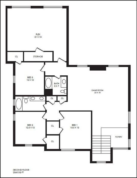 2D floor plan layout of this home in , Richardson, TX (Image 4). 2D floor plan layout of this home in , Richardson, TX (Image 4).