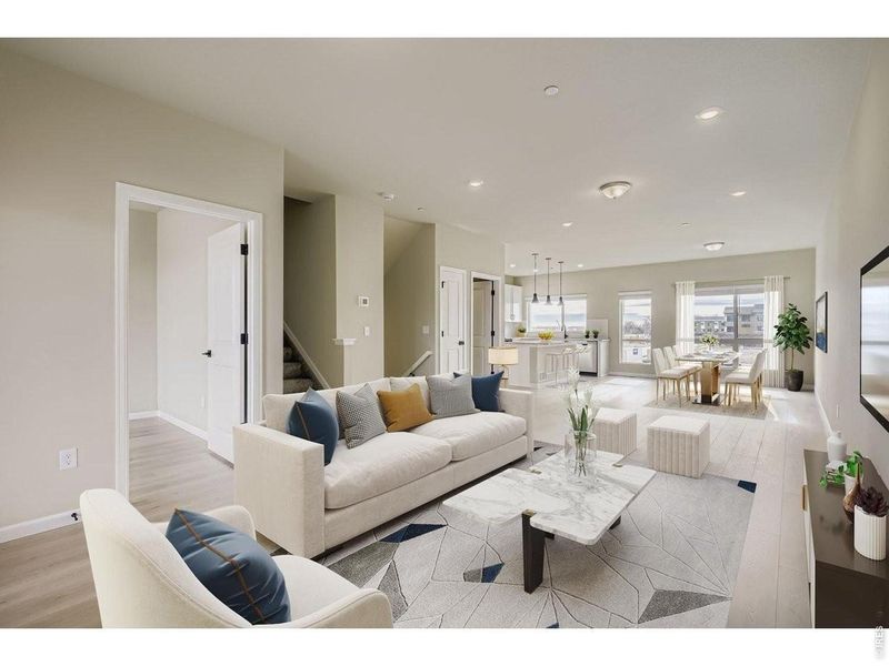 Furnished interior view inside a new home in Northfield, Fort Collins (Image 9).