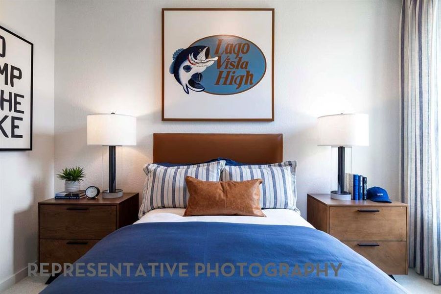 Furnished interior view inside a new home in Tavolo Park, Fort Worth (Image 14).