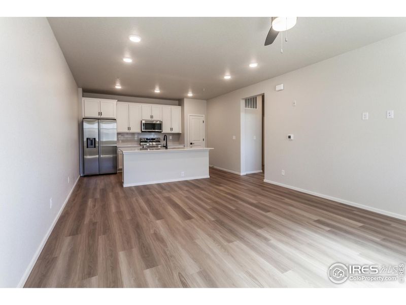 DINING ROOM AND KITCHEN