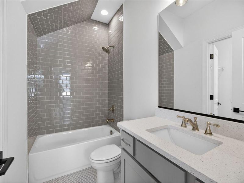 Furnished interior view inside a new home in , Suwanee (Image 12).