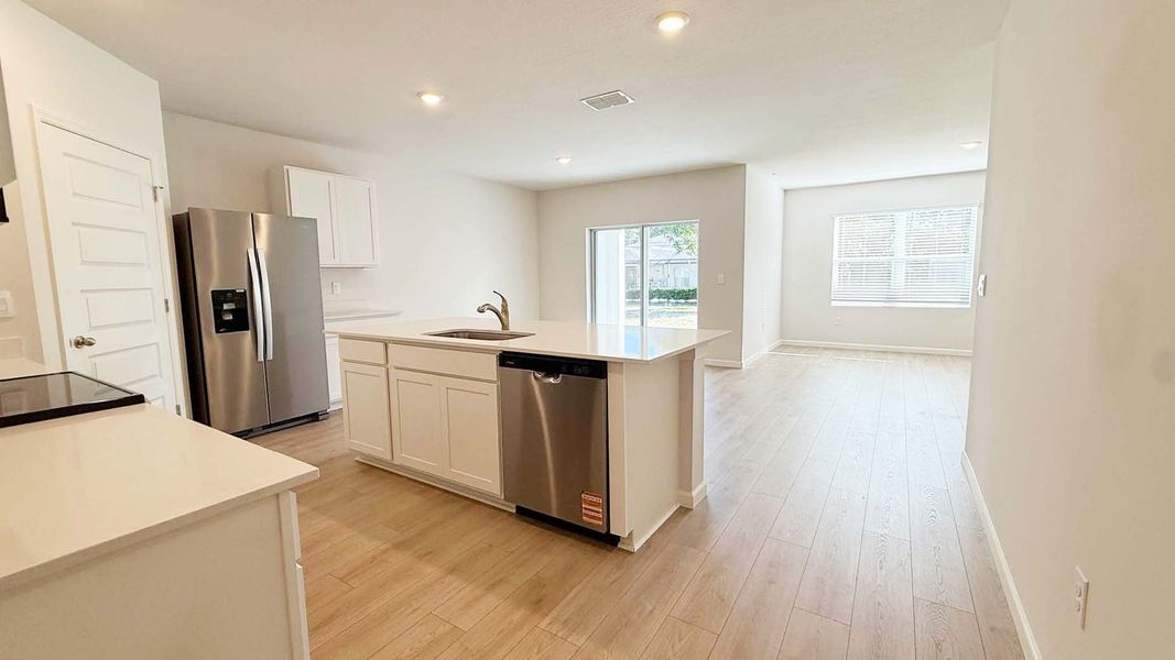 Furnished interior view inside a new home in Palm Bay, Palm Bay (Image 6). Furnished interior view inside a new home in Palm Bay, Palm Bay (Image 6).
