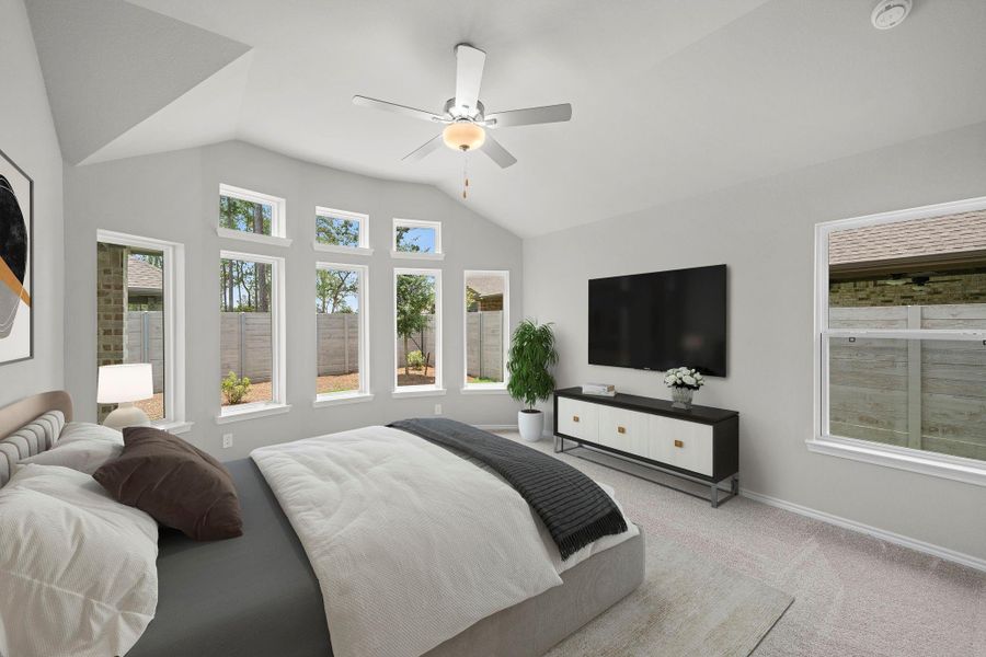 Furnished interior view inside a new home in Two Step Farm, Montgomery (Image 10).