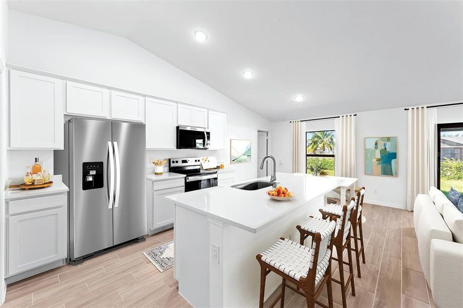 Furnished interior view inside a new home in , Port Charlotte (Image 11).