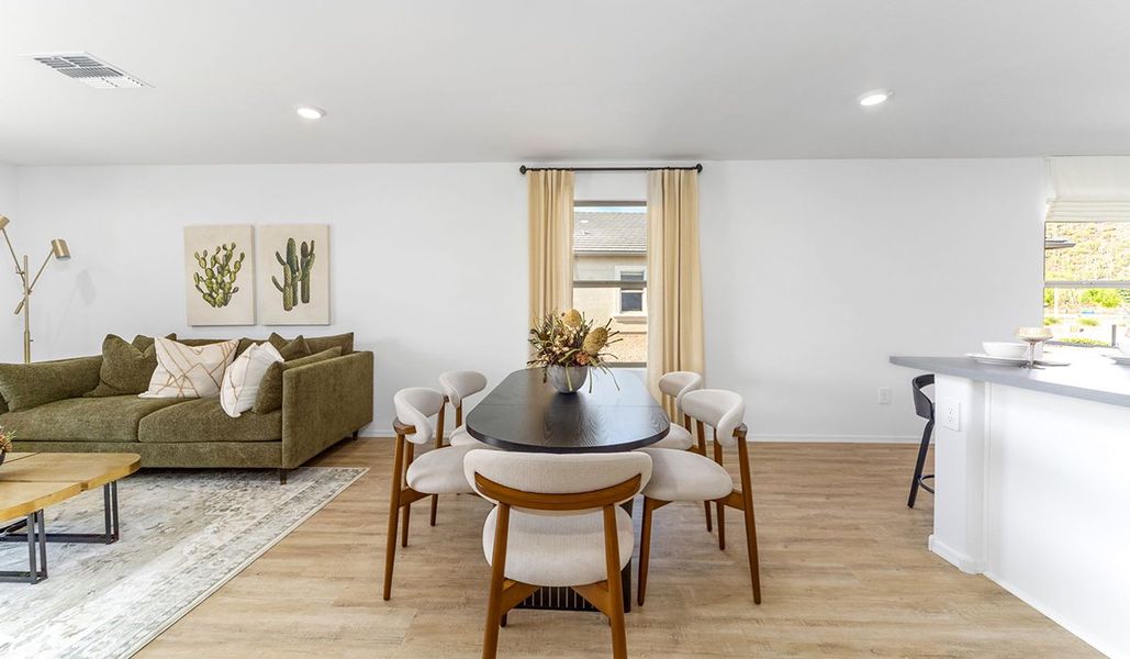 Furnished interior view inside a new home in Saguaro Bloom, Marana (Image 4).