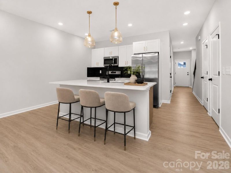Furnished interior view inside a new home in , Charlotte (Image 4).