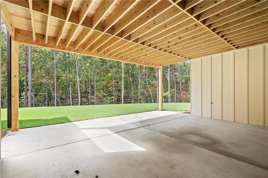 In-progress construction of a new home in , Ball Ground, GA (Image 57).
