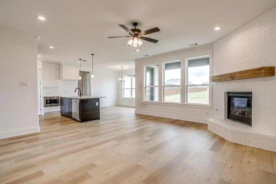 Representative unfurnished interior of a home built from the The Brazos by Elmwood Custom Homes in Ranch at Stone Hill, Waxahachie (Image 30). Representative unfurnished interior of a home built from the The Brazos by Elmwood Custom Homes in Ranch at Stone Hill, Waxahachie (Image 30).