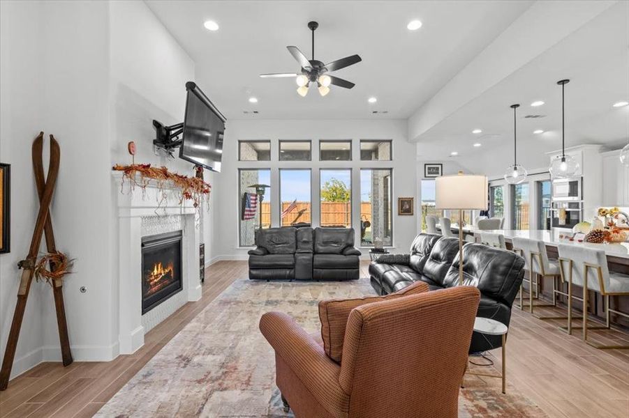 Furnished interior view inside a new home in North Sky 65', Celina (Image 16). Furnished interior view inside a new home in North Sky 65', Celina (Image 16).