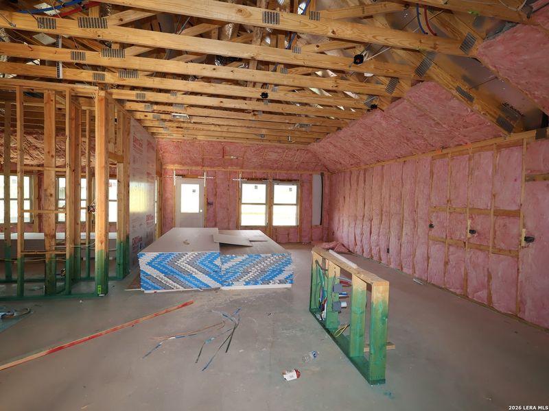In-progress construction of a new home in Mesquite Ridge, San Antonio, TX (Image 19).