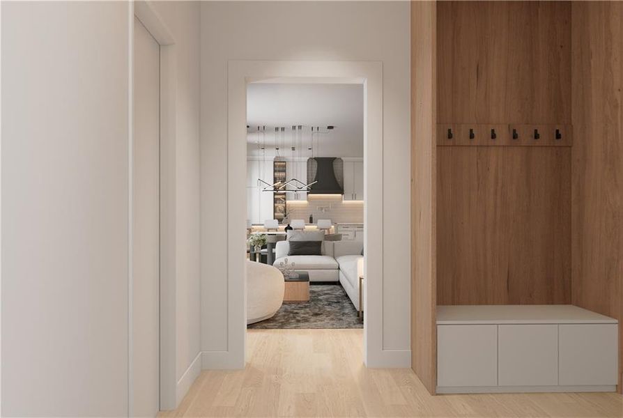 Furnished interior view inside a new home in , Sugar Hill (Image 42).