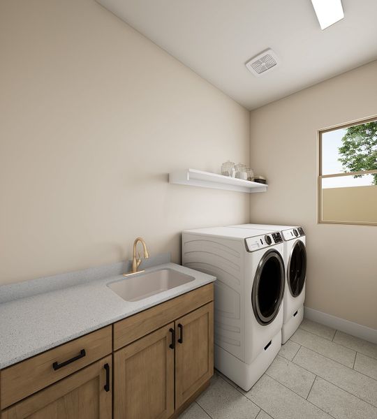 Furnished interior view inside a new home in Soleo, San Tan Valley (Image 19).