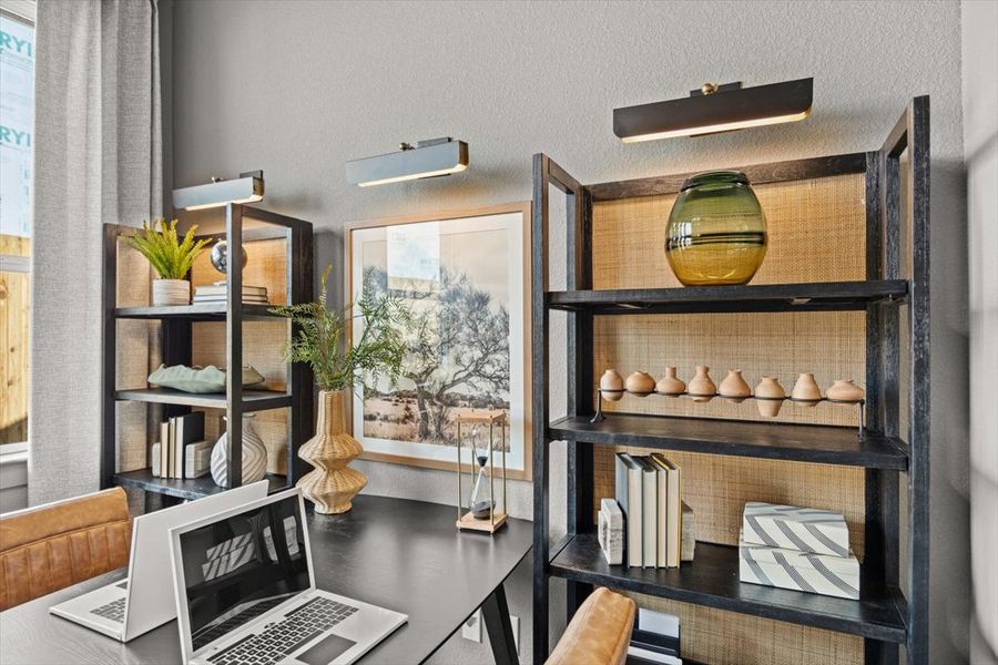 Furnished interior view inside a new home in Lariat, Liberty Hill (Image 47).