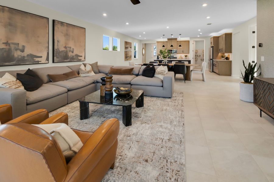 Representative furnished interior of a home built from the Barbados by Mattamy Homes in RiverTown, St. Johns (Image 8).