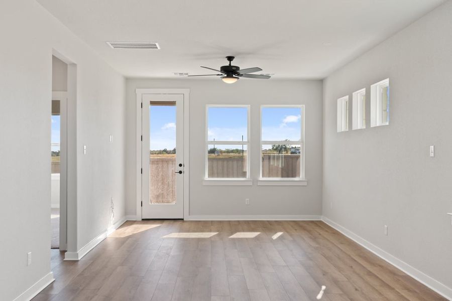 Spacious, unfurnished interior of a new home in Union Collection at Park Central, Georgetown (Image 23).