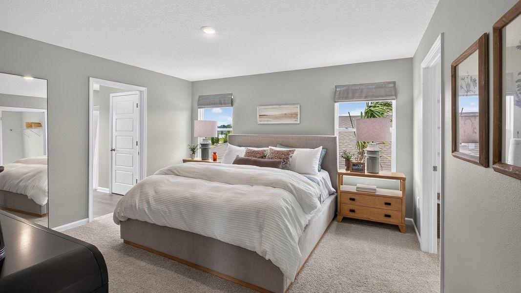 Furnished interior view inside a new home in Rookery, Green Cove Springs (Image 15).