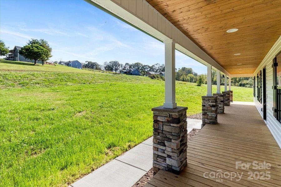 Exterior details and patio area of a home in , Marshall (Image 20).