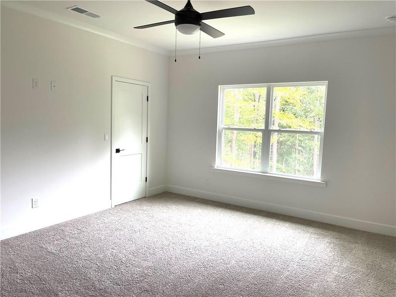 Spacious, unfurnished interior of a new home in The Fields of Walnut Creek, Pendergrass (Image 12). Spacious, unfurnished interior of a new home in The Fields of Walnut Creek, Pendergrass (Image 12).