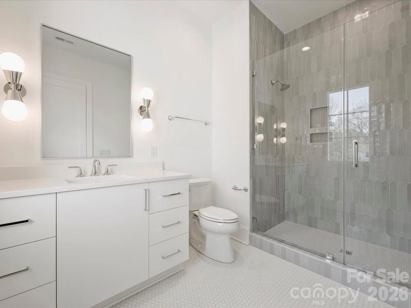 Furnished interior view inside a new home in , Charlotte (Image 19).