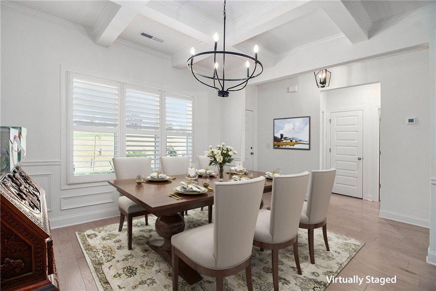 Furnished interior view inside a new home in , Senoia (Image 14).